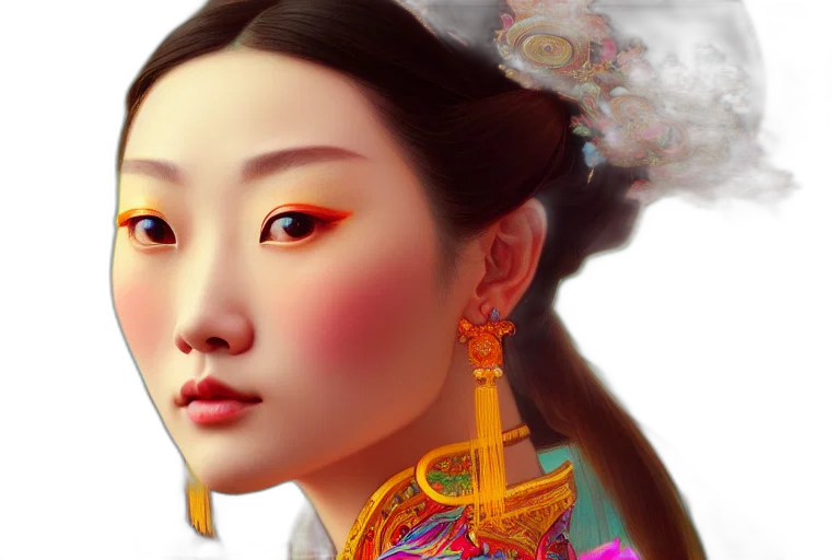 fantasy art, photorealistic, concept art, oil painting transparent PNG cut-out