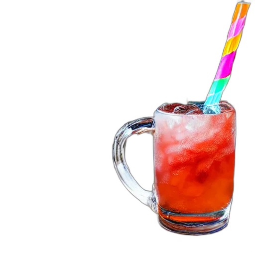 food, weapon, staff, bottle, 3d render, vaporwave, photorealistic, closeup transparent PNG cut-out