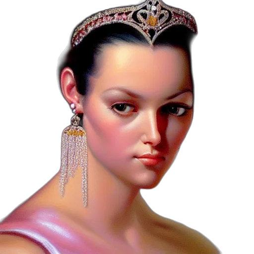 crown, jewelry, face, staff transparent PNG cut-out