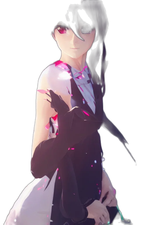 dress, staff, jacket, weapon transparent PNG cut-out