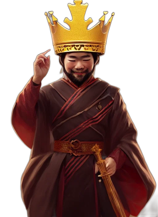 crown, staff, sword, face, concept art, fantasy art, photorealistic, pixel art transparent PNG cut-out