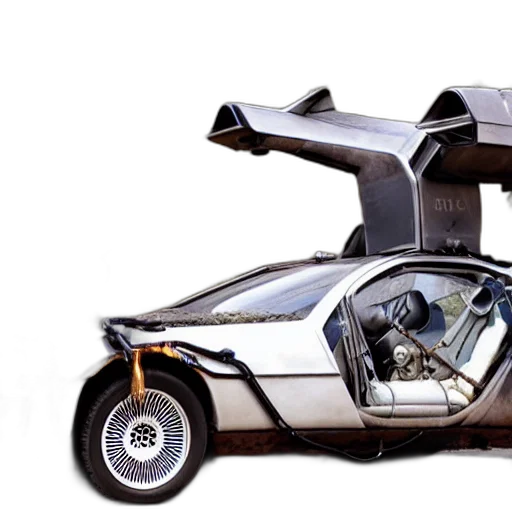 car, robot, concept art, 3d render transparent PNG cut-out