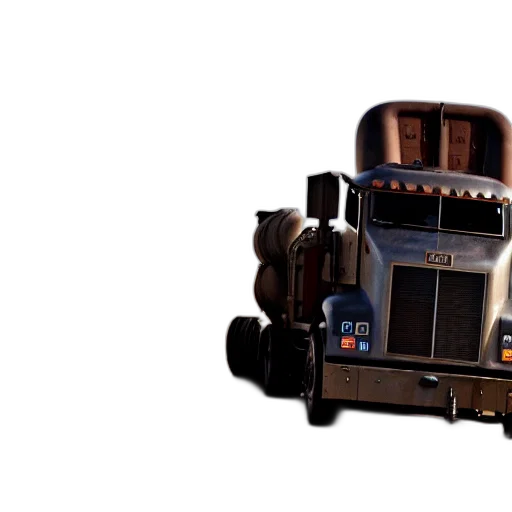 robot, car, weapon, 3d render, concept art, photorealistic, fantasy art, ups transparent PNG cut-out