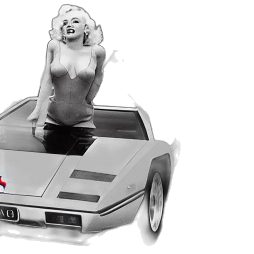 car, concept art, 3d render, cartoon transparent PNG cut-out