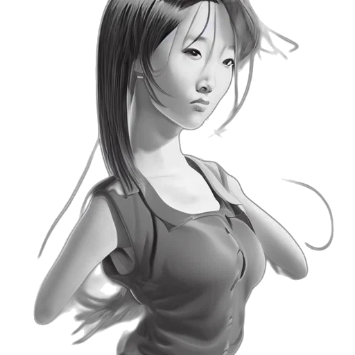 dress, face, robot, photorealistic transparent PNG cut-out