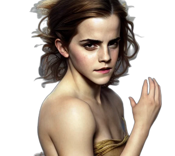 hair, dress, crown, jewelry, photorealistic, concept art, fantasy art, oil painting transparent PNG cut-out