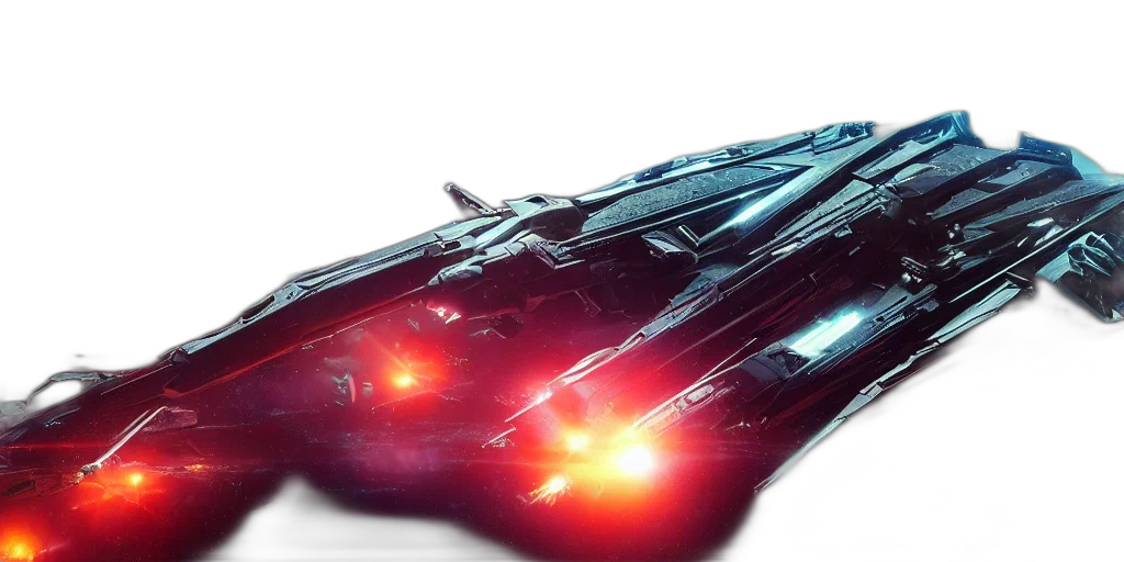 weapon, car, sword, robot, 3d render, concept art, cyberpunk, photorealistic transparent PNG cut-out