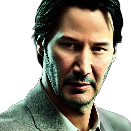 face, photorealistic, concept art, 3d render transparent PNG cut-out