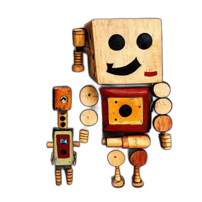 robot, jewelry, furniture, concept art, pixel art, 3d render, fantasy art, earth tones transparent PNG cut-out