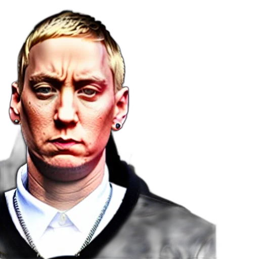 jacket, face, photorealistic, cartoon transparent PNG cut-out