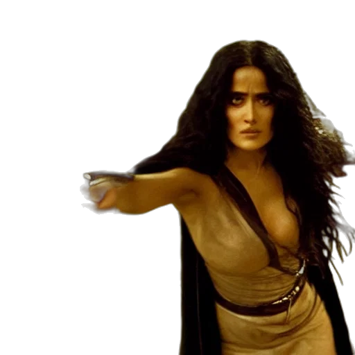 concept art, photorealistic, fire, underwater, movie, still, salma, hayek transparent PNG cut-out