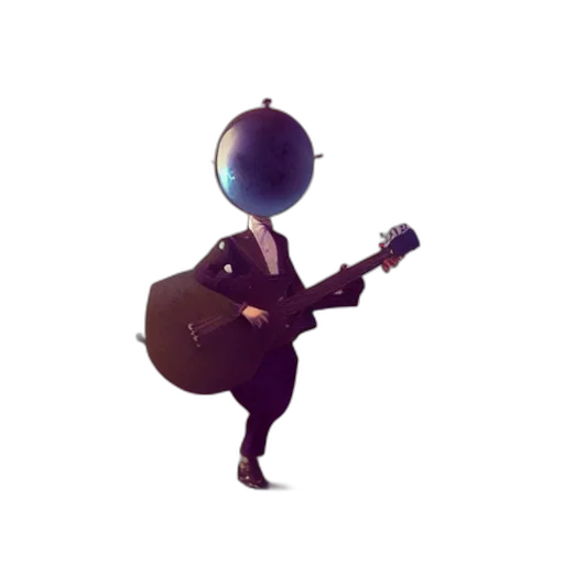robot, staff, mask, weapon, concept art, 3d render, pixel art, fantasy art transparent PNG cut-out