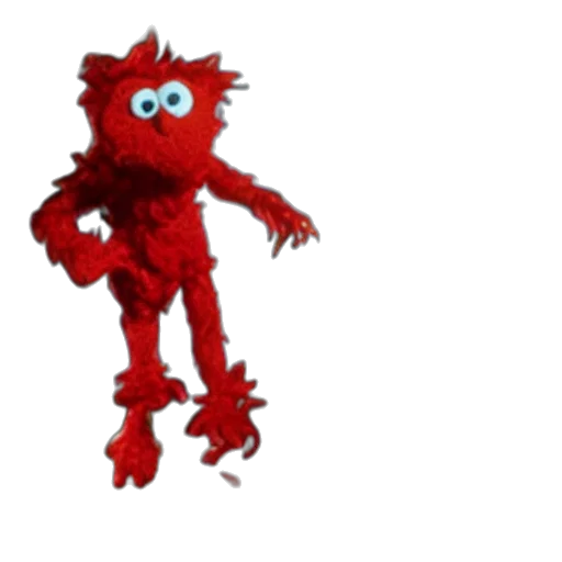 creature, animal, dragon, staff, 3d render, concept art, red, nightmare transparent PNG cut-out