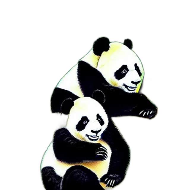 animal, 3d render, photorealistic, concept art, pixel art, beautiful, painting, two transparent PNG cut-out