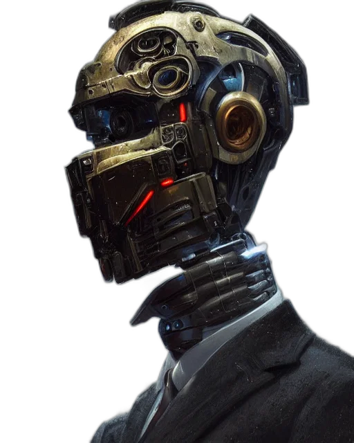 robot, mask, face, staff transparent PNG cut-out