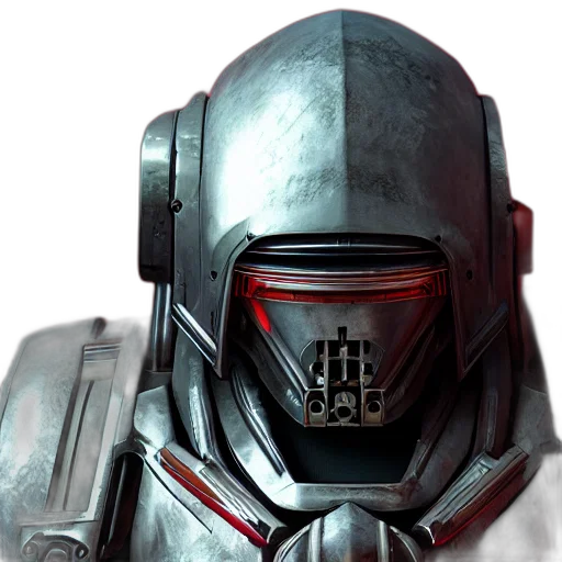 robot, mask, face, concept art transparent PNG cut-out