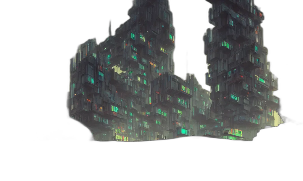 building, robot, crown, weapon transparent PNG cut-out