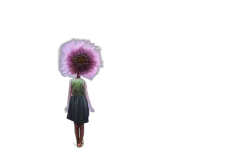 flower, umbrella, dress, hat transparent PNG cut-out