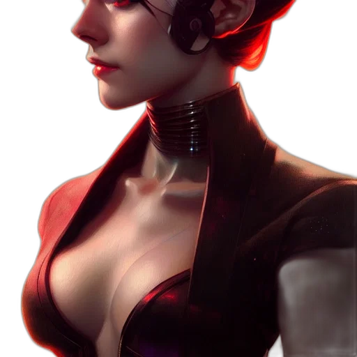 crown, face, robot, staff transparent PNG cut-out