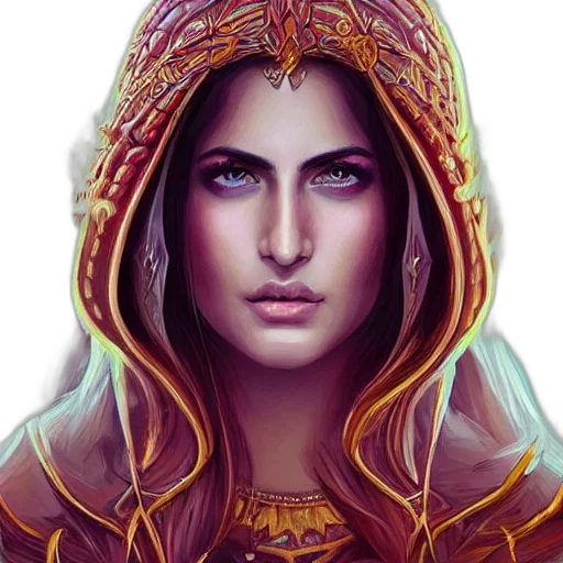 face, jewelry, crown, fantasy art transparent PNG cut-out