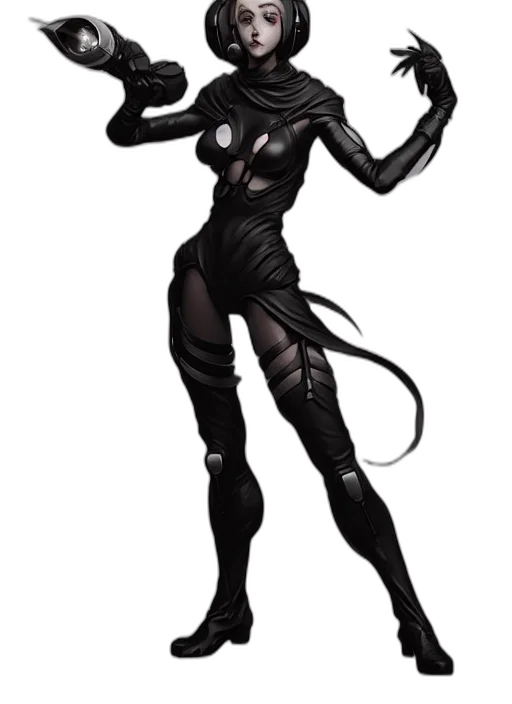 robot, staff, mask, creature transparent PNG cut-out