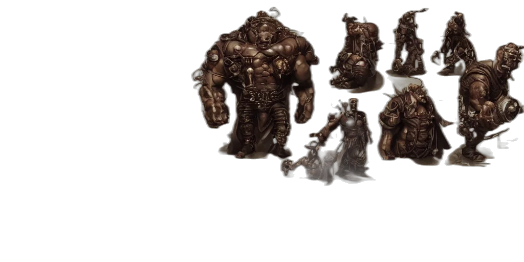 creature, concept art, 3d render, fantasy art transparent PNG cut-out