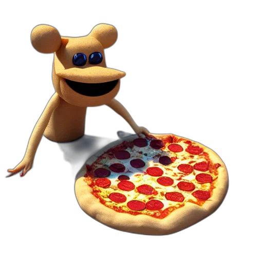 food, animal, creature, 3d render transparent PNG cut-out