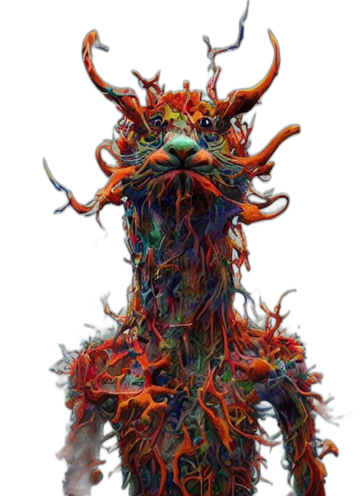 creature, mask, dragon, animal transparent PNG cut-out