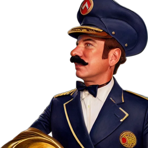 staff, hat, face, crown transparent PNG cut-out