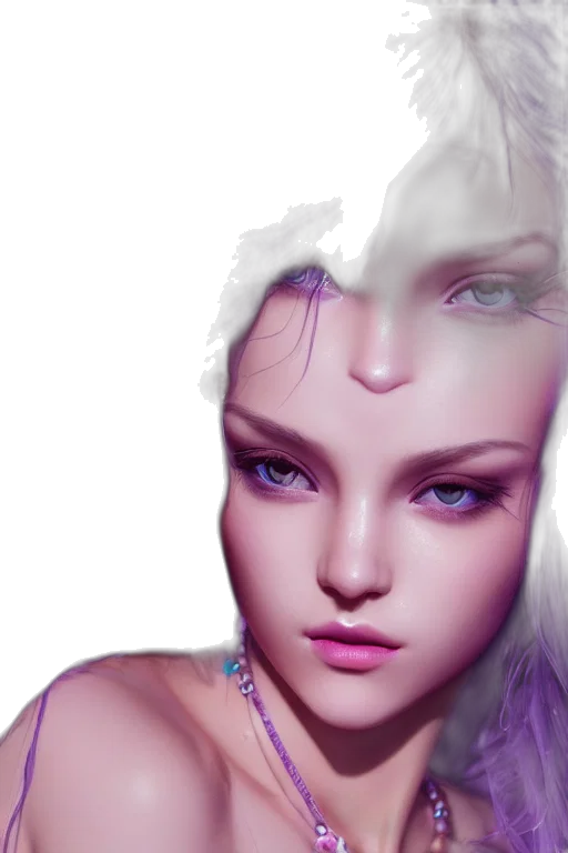 face, jewelry, photorealistic, fantasy art transparent PNG cut-out