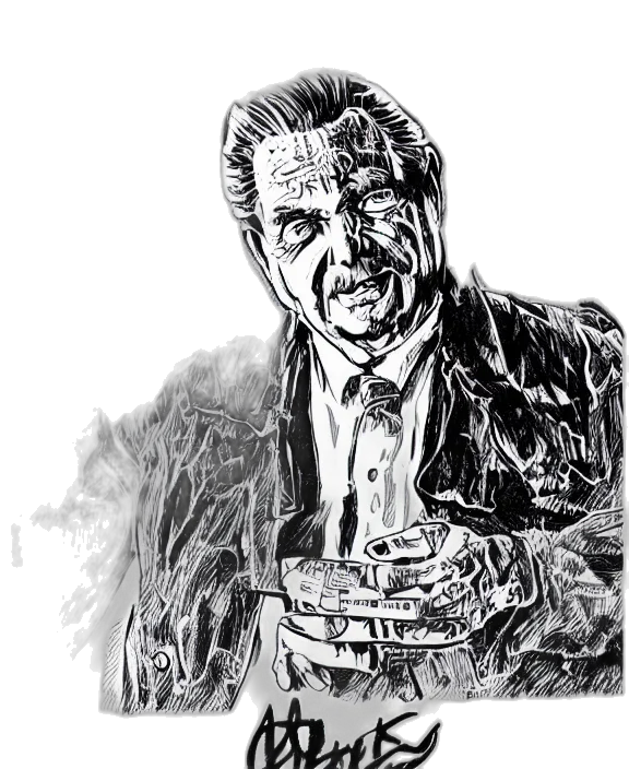 jacket, face, comic book art, cartoon, pencil sketch, concept art, highly, detailed transparent PNG cut-out