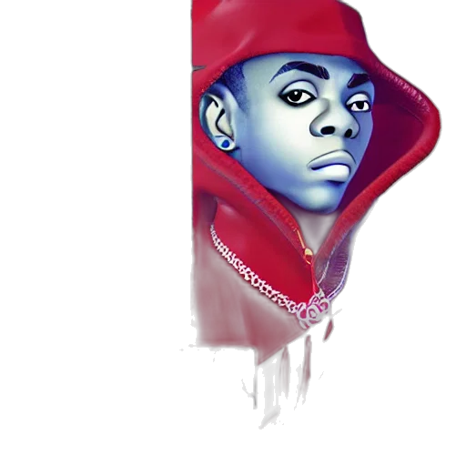 hat, face, jacket, concept art, photorealistic, watercolor, cartoon, red transparent PNG cut-out
