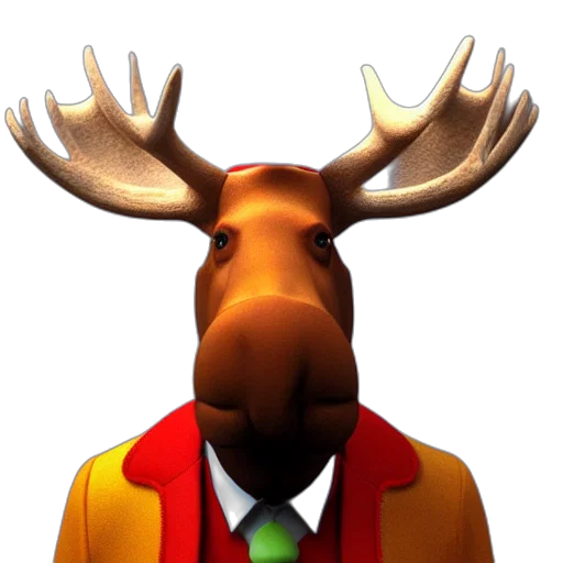 animal, staff, crown, mask, 3d render, concept art, photorealistic, pixel art transparent PNG cut-out