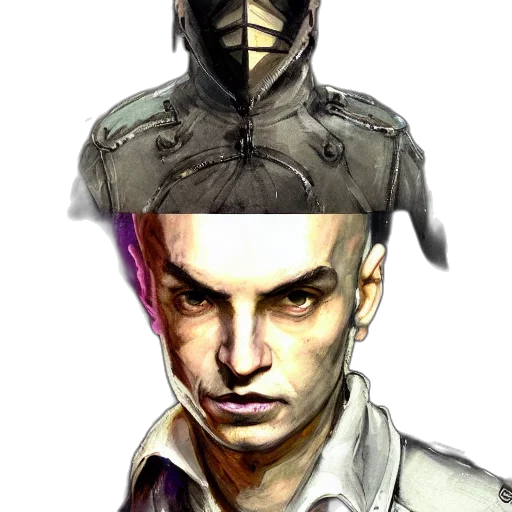 mask, jacket, face, robot transparent PNG cut-out