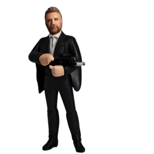 staff, jacket, 3d render, concept art, cartoon, gary, barlow, action transparent PNG cut-out