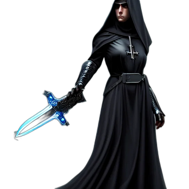 sword, staff, weapon, concept art, 3d render, fantasy art, pixel art, dark transparent PNG cut-out