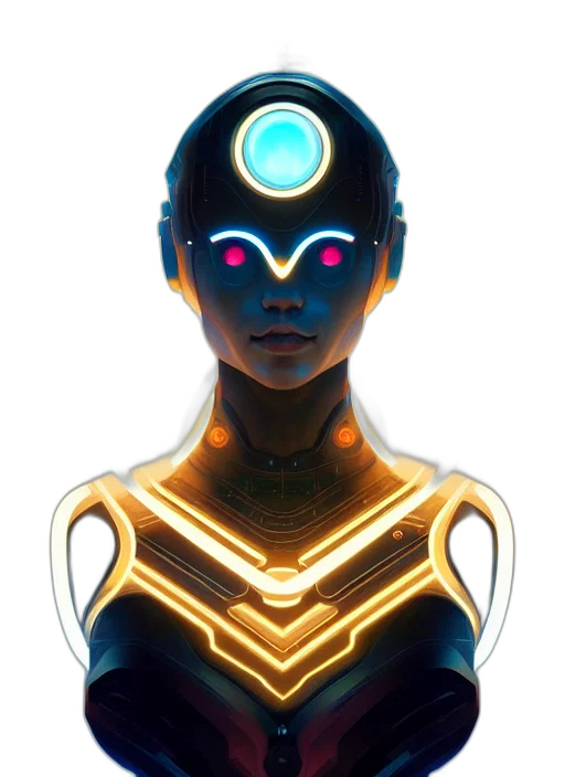 robot, jewelry, face, mask transparent PNG cut-out