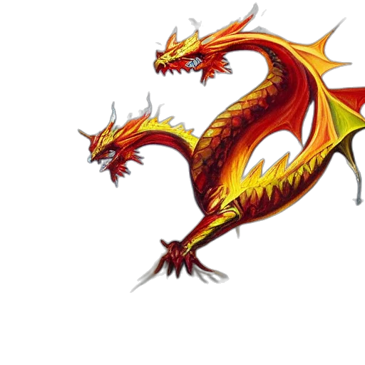 dragon, staff, weapon, fantasy art, concept art, pixel art, 3d render, award transparent PNG cut-out