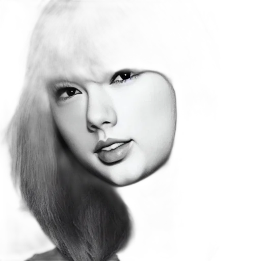 face, mask, hair, creature transparent PNG cut-out