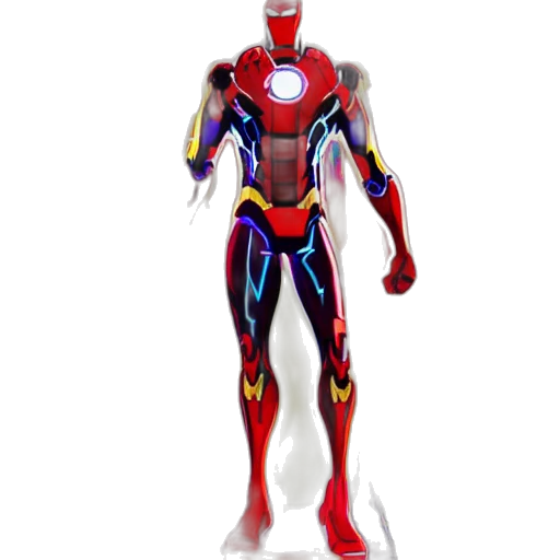 robot, 3d render, concept art, comic book art transparent PNG cut-out