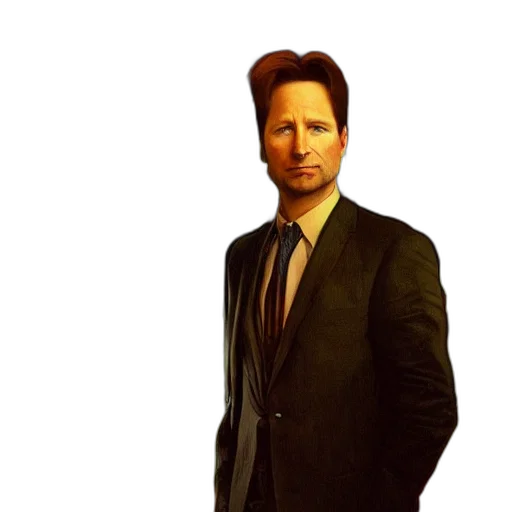 hair, hat, jacket, staff transparent PNG cut-out