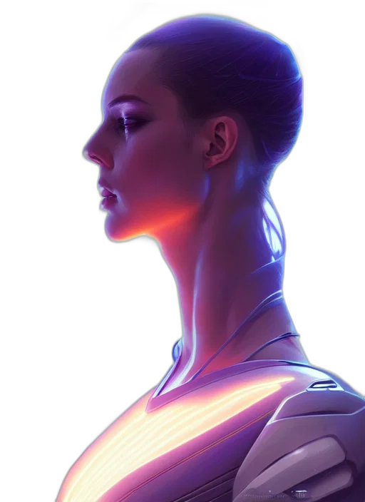 robot, face, staff, jewelry transparent PNG cut-out