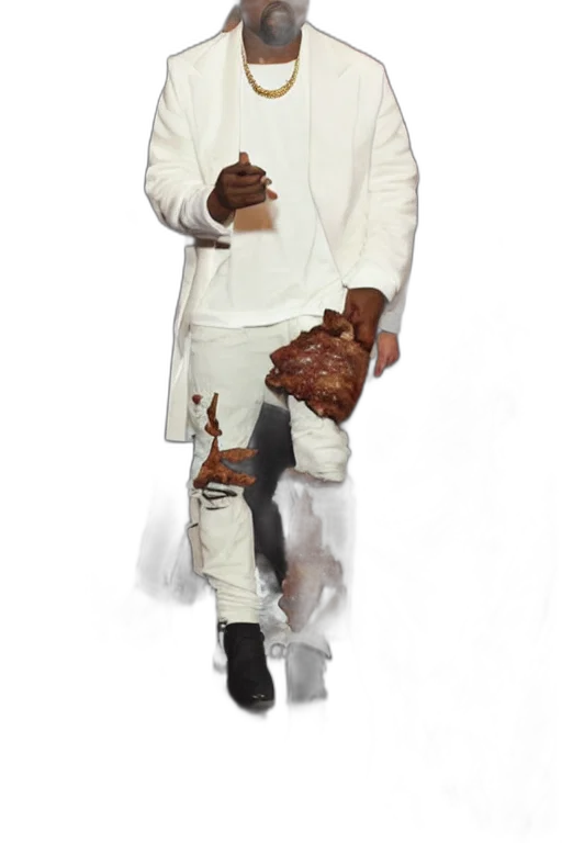 jacket, staff, creature, face transparent PNG cut-out