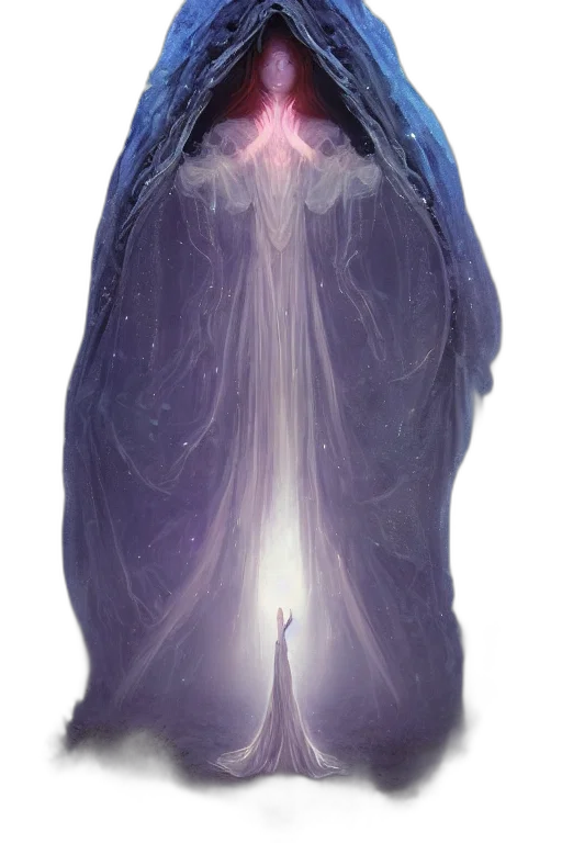 dress, bottle, creature, face, concept art, fantasy art, photorealistic, 3d render transparent PNG cut-out