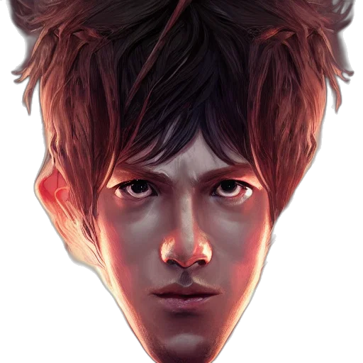 face, mask, creature, hair transparent PNG cut-out