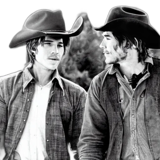 hat, romantic, scene, brokeback transparent PNG cut-out