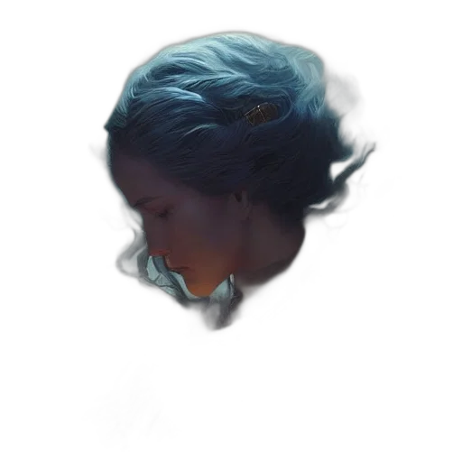 face, crown, hair, mask transparent PNG cut-out