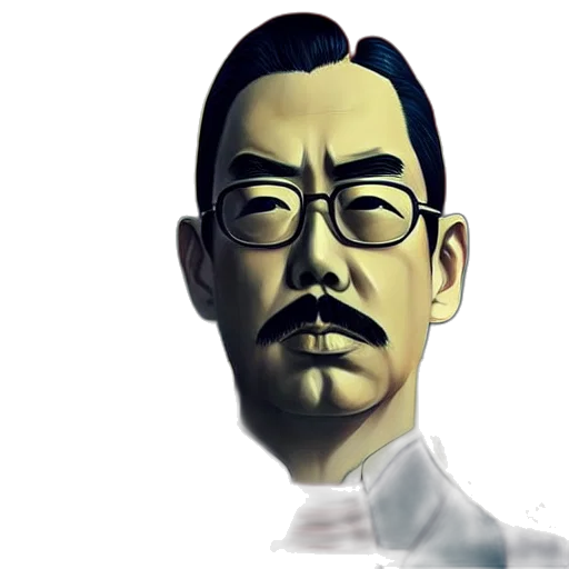 staff, face, robot, photorealistic, concept art, 3d render, cartoon, emperor transparent PNG cut-out
