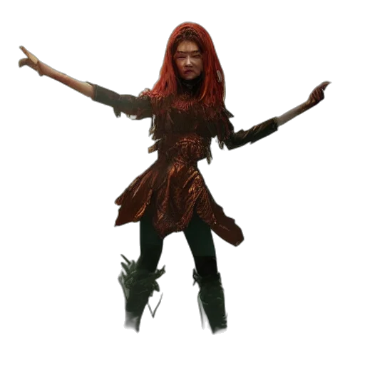 staff, creature, dress, concept art transparent PNG cut-out
