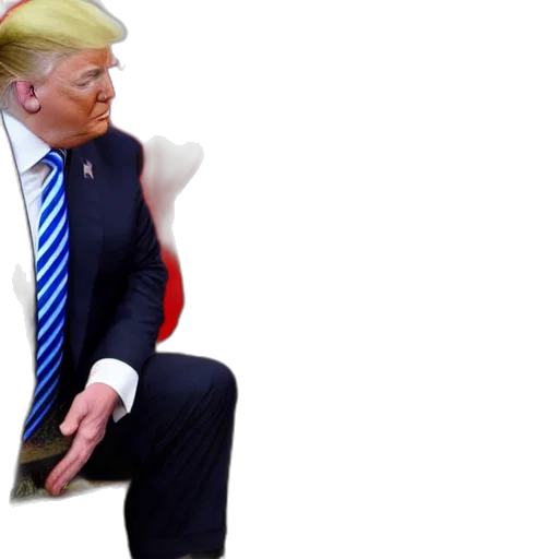 furniture, jacket, hat, mask, 3d render, concept art, trump, kidding transparent PNG cut-out